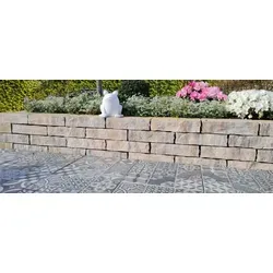 Diephaus Mauerstein Menhire Muschelkalk 40 x 20 x 20 cm