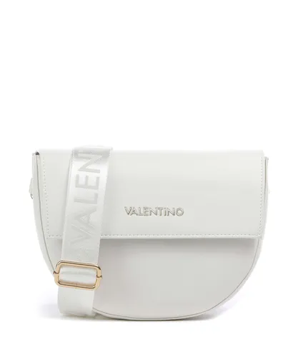 Valentino Bags Damentasche Bigs Bianco - Umhängetasche mit verstellbarem, abnehmbarem Schultergurt, eleganter Logo-Front und praktischem Innenlayout – ideal für stilvolle Frauen, die Funktionalität schätzen.