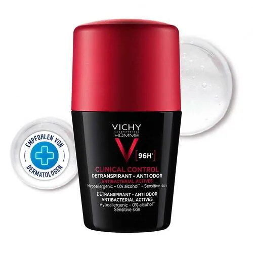 Vichy Homme Deo Clinical Control 96h Roll-on Creme 50 ml