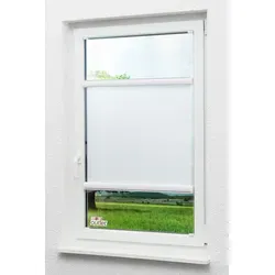 Lysel Outlet Glasleistenrollo verspannt Tageslicht 65cm x 175cm - Rollos in Weiß für optimales Tageslicht, ideal für Feuchträume, leicht abwischbar und kindersicher. Inklusive Montageanleitung und Zubehör.