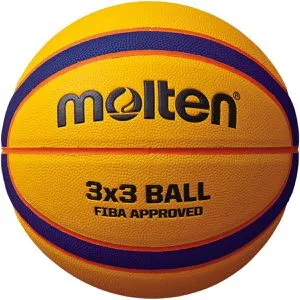Molten Basketball B33T5000, indoor & outdoor, Größe 6, orange/blau, 650 Gramm, Spielball