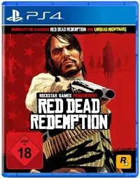 Red Dead Redemption 1 GOTY (inkl. Addon) - PS4 [EU Version] - Action-Adventure Game, erlebe die packende Geschichte von John Marston im Wilden Westen und die spannende Undead Nightmare Erweiterung mit Untoten und Survival-Elementen.