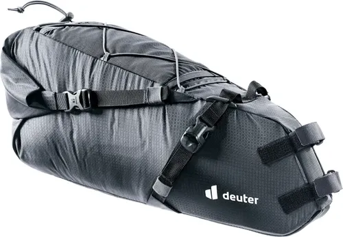 deuter Mondego SB 16 Satteltasche - praktische Fahrradtasche mit Rolltop, reflektierende Elemente und elastischem Kompressionszug für sicheres Verstauen