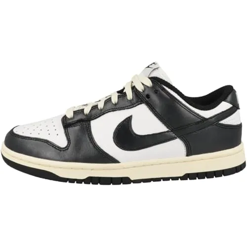 NIKE Women's W Dunk Low Basketball Shoes, White Black Coconut Milk Fq8899 100, 37.5 EU, Weiß Schwarz Kokosmilch Fq8899 100, 38 EU