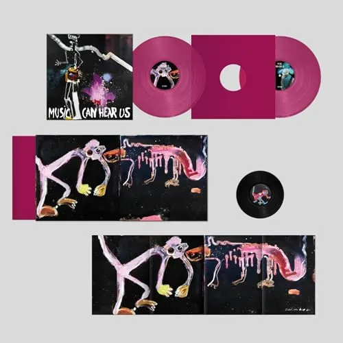 DJ Koze - Music Can Hear Us 2x Vinyl, LP, Album magenta + 7" - Schallplatten-Edition des House- und Techno-Künstlers DJ Koze, präsentiert in hochwertigem Mint-Zustand und exklusivem magenta Vinyl – ein Muss für Sammler!