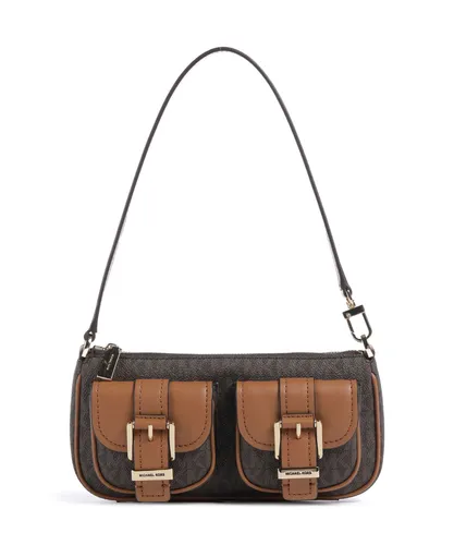 Michael Kors Zoe Schultertasche Damen dunkelbraun 32S5GZCU1B-252 - Stylische Schultertasche aus hochwertigem Lederimitat. Perfekt für den Alltag und verleiht jedem Outfit einen eleganten Touch.