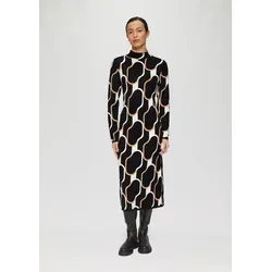 s.Oliver BLACK LABEL Strickkleid 3/4 lang - Elegantes 3/4 langes Strickkleid mit Stehkragen, aus pflegeleichtem und elastischem Material. Ideal für einen casual Look in der Freizeit.