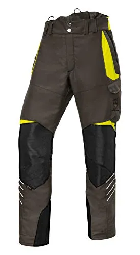 KÜBLER Workwear | KÜBLER Forest Schnittschutzhose PSA 3 | Oliv/warngelb | Größe 78