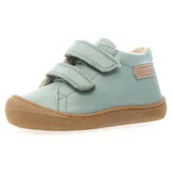Lauflernschuh NATURINO "Amur", Gr. 28, grün - Babyschuhe aus Nappaleder mit kuscheligem Wollfutter, ideal für die ersten Schritte. Der praktische Klettverschluss sorgt für einen perfekten Sitz und einfache Handhabung.