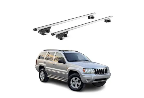 OMAC Dachträger für Jeep Grand Cherokee WJ (1999-2004) - Leicht & Multifunktional - Hochwertiger Aluminium-Dachträger, abnehmbar und wasserbeständig. Ideal für Fahrrad- und Skiträger, einfach zu installieren und optimal für alle Reisebedürfnisse.