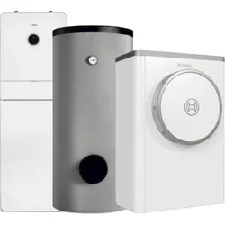 Bosch Compress 7400i AW Wärmepumpen-Paket CS747 - Effizientes Luft/Wasser-Wärmepumpen-Paket mit nahezu geräuschloser Technologie und bis zu 5,1 SCOP für hohe Energiekosteneinsparungen. Ideal für einfache Installation und Bedienung.