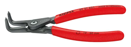 Knipex 49 21 A41 Präzisions-Sicherungsringzange - Elektrikerwerkzeuge, ideal für präzise Arbeiten mit eingesetzten Spitzen für optimale Handhabung und Langlebigkeit.