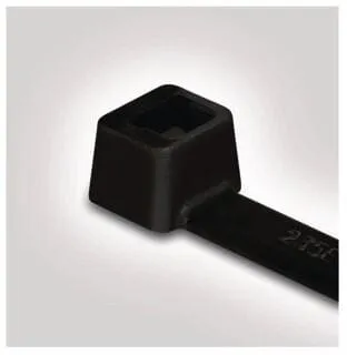 Hellermann 111-03570 Kabelbinder 285x3,5 mm, UV-witterungsstabil, 100 Stück, schwarz