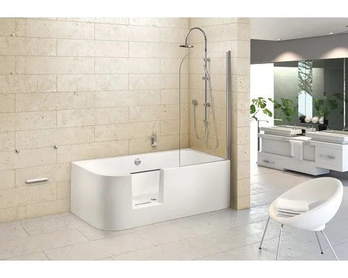 Badewannen Set OTTOFOND Free-Gate 80 x 180 cm - Sanitäranlagen & Zubehör, aus hochwertigem Acryl für langlebigen Komfort und elegante Optik in Ihrem Badezimmer.