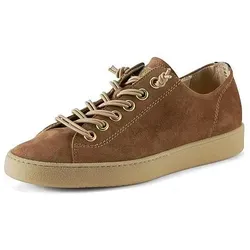 Paul Green 5452-129 Damenschuhe Sneaker in Braun - Elegante Damensneaker aus hochwertigem Leder mit elastischen Senkeln für einfachen Einstieg. Ideal für modebewusste Frauen, die Komfort und Stil schätzen.