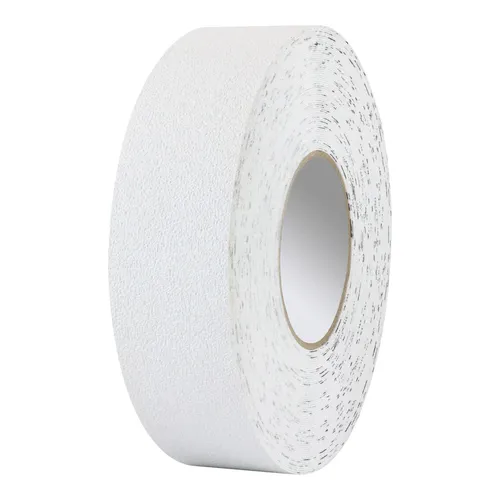 Moravia Bodenmarkierungsband 50 mm, staplergeeignet, weiß - Hochwertiges Bodenmarkierungsband aus Vinyl, 50 mm breit, ideal für innerbetriebliche Flächen. Stark haftend und strapazierfähig, perfekt für dauerhafte Markierungen.