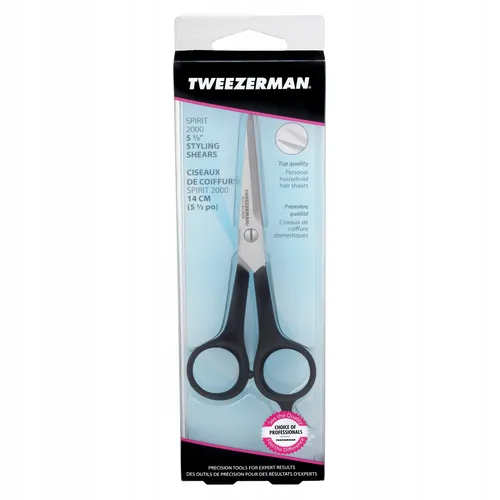 Tweezerman - Spirit 2000 Styling Shears - Haarschneider mit präzisen Klingen für einen perfekten Schnitt, ideal für professionelle Frisuren und kreative Stylings.