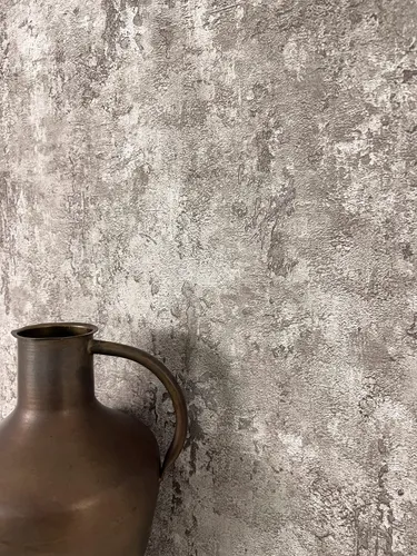 Newroom Vliestapete Grau - Modern Beton Tapete für Industrial Loft Style - Tapeten für Wohnzimmer, Schlafzimmer und Küche, mit wasser- und dampfbeständiger Vliestapete in Hardy Taupe, ideal für moderne Wohnräume.