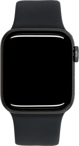 Apple Watch SE GPS 44mm - Grau Aluminium mit Sportarmband - Smartwatch mit großem Retina Display, fortschrittlichen Sensoren und 50 Meter wasserdicht. Ideal, um aktiv zu bleiben und Ihre Gesundheit zu überwachen.