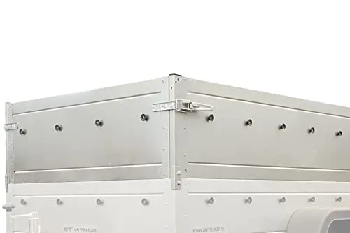 UNITRAILER Bordwandaufsatz für PKW-Anhänger Garden Trailer 200 Kipp - Anhängerkupplungen - Zusätzliche verzinkte Stahlblech Bordwände, 40 cm hoch, ideal für mehr Ladevolumen und Stabilität beim Transport.