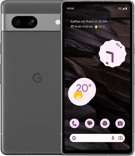 Google Pixel 7a 128GB Charcoal - 5G Smartphone mit 8GB RAM, beeindruckende 64MP Kamera und Nachtsichtmodus für perfekte Fotos bei jedem Licht