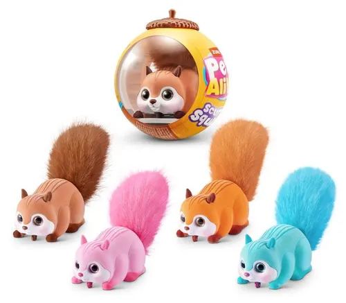 Pets Alive Scurry'n Squirrel, Spielzeug-Eichhörnchen, 2 Jahr(e), Interaktiv, Mit Ton, AAA