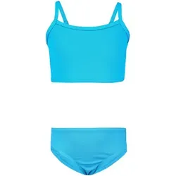 Aquarti Bustier-Bikini Aquarti Mädchen Bikini Set Bustier Bikinislip Zweiteiliger Badeanzug blau 146