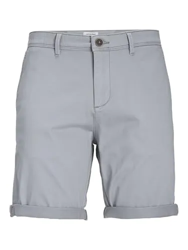 JACK & JONES Herren Chino Shorts Regular Fit 12165604 - Ultimate Grey, XXL - Herren-Shorts von JACK & JONES, Regular Fit, ideal für lässige Sommerlooks und bequemes Tragen.