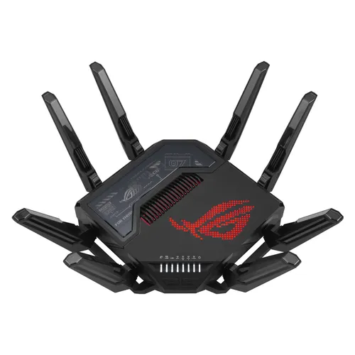 ASUS ROG Rapture GT-BE98 - Wi-Fi 7 Gaming-Router mit 10-Gbit/s Anschluss, optimiert für lagfreies Gaming und blitzschnelle Downloads