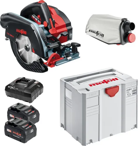 Mafell Akku-Handkreissäge K 65 18M bl im T-MAX - Sägen: Kompakte Handkreissäge mit 67 mm Schnitttiefe, optimaler Benutzerkomfort dank FLIPPKEIL und inklusive Transportbox T-MAX.