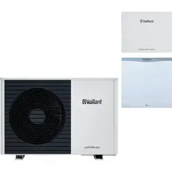 Vaillant aroTHERM plus Wärmepumpe-Paket 4.3404 VWL 75/6 A S2 - Luft-Wasser-Wärmepumpe für Hybridsysteme, energieeffizient mit A+++ und App-kompatibel für flexibles Heizen und Kühlen.
