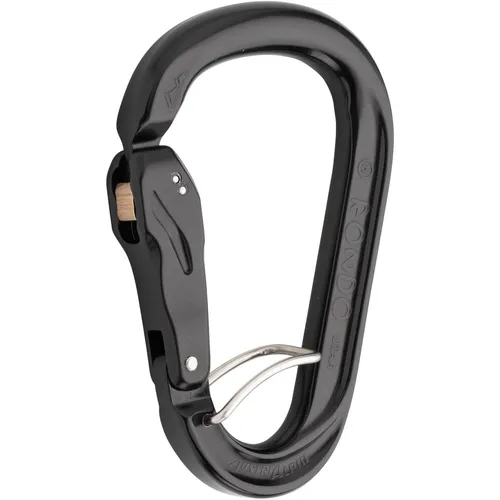 Austrialpin Rondo Slide Autlock Selfie HMS-Karabiner - Schwarz, One Size - Kletterausrüstung mit Autolock-Funktion für maximale Sicherheit und einfache Handhabung beim Klettern.