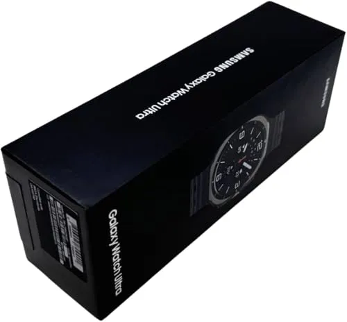 Samsung L705 Galaxy Watch Ultra 47mm - Titanweiß, moderne Android Smartwatch für Damen und Herren mit Second Screen-Funktion
