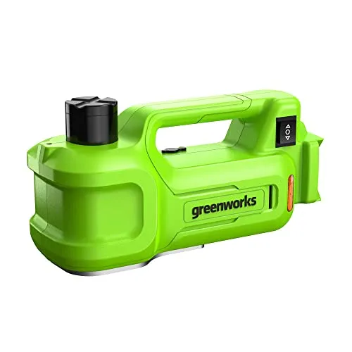 Greenworks G24JACK Akku-Jack 24V 3T Elektrische Hydraulische Hubhöhe: 6-1/8"-17-1/2" (155-445mm) Fit für die meisten Fahrzeuge OHNE AKKU und Ladegerät