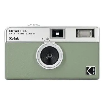 Kodak Half Frame Film Camera EKTAR H35 Sage - Analoge Kamera für kreative Fotografen, reduziert Filmverbrauch und Kosten mit einzigartigem Halbbildformat.