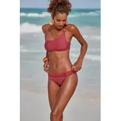 s.Oliver Bustier-Bikini-Top "Rome" mit One-Shoulder-Form - Bikini Tops, elegantes Design mit Zierring und herausnehmbaren Softcups für optimalen Tragekomfort.