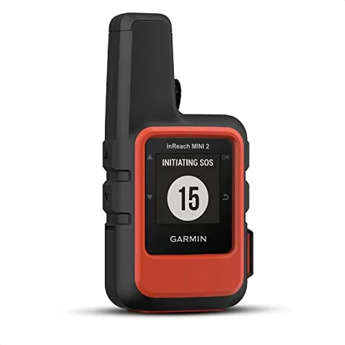 Garmin inReach Mini 2 - GPS-Satelliten-Kommunikationsgerät mit Notruf-Funktion, weltweit erreichbar ohne Mobilfunk, bis zu 14 Tage Akkulaufzeit