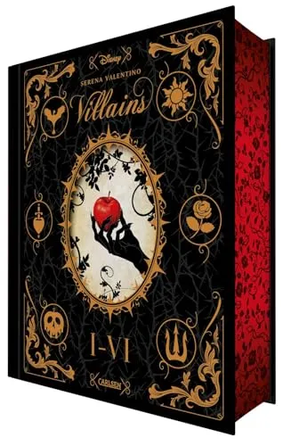Disney Villains: Band I-VI - Luxusausgabe mit Farbschnitt - Bücher, entdecken Sie die faszinierenden Geschichten der Disney Bösewichte in hochwertiger gebundener Luxusausgabe, perfekt für Sammler und Fans!