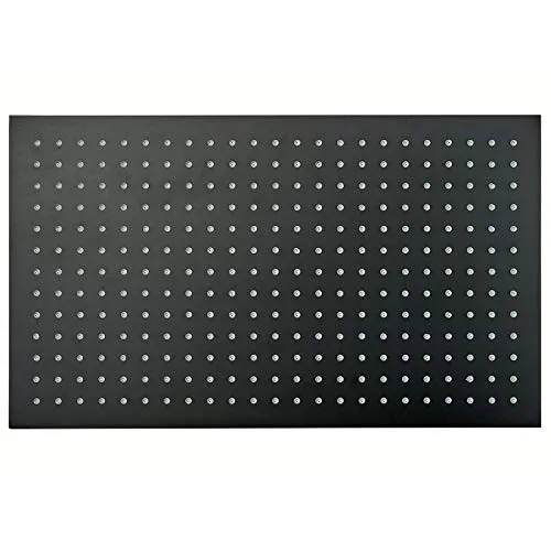BERNSTEIN XXL-Regenduschkopf DPG2051 Schwarz Edelstahl 50x30 cm - Erleben Sie ein luxuriöses Duscherlebnis mit dem extra großen Duschkopf von 50 x 30 cm. Flaches Design, leicht zu reinigen und aus langlebigem Edelstahl für hohe Qualität und Stil in Ihrem Badezimmer.