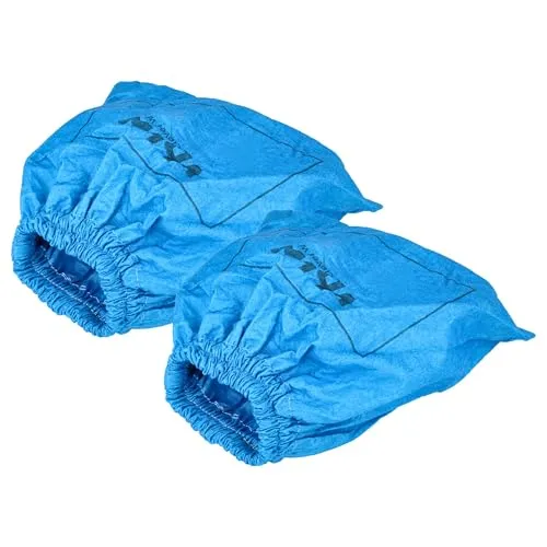 vhbw 2X Textilfilter kompatibel mit Lidl Parkside PNTS 1250, PNTS 1250/9 Staubsauger, Nass-/Trockensauger - Stoffbeutel, Abwaschbar Blau