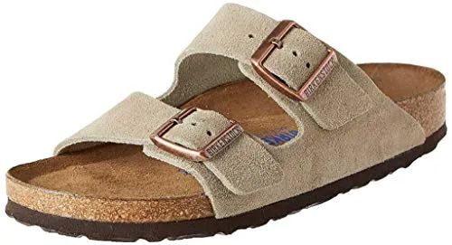 Birkenstock Damen Arizona Sandalen, Beige (Taupe Taupe), 35 EU Schmal