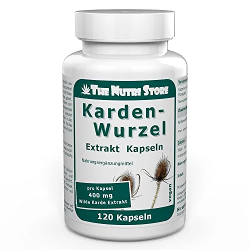 Kardenwurzel 400 mg Extrakt vegane Kapseln 120 Stk.
