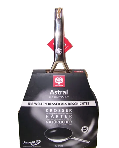 Schulte Ufer "Astral" Bratpfanne 20 cm - Hochwertige Bratpfanne aus UniverSUS für alle Herdarten, ideal für gleichmäßiges Braten und einfache Reinigung.