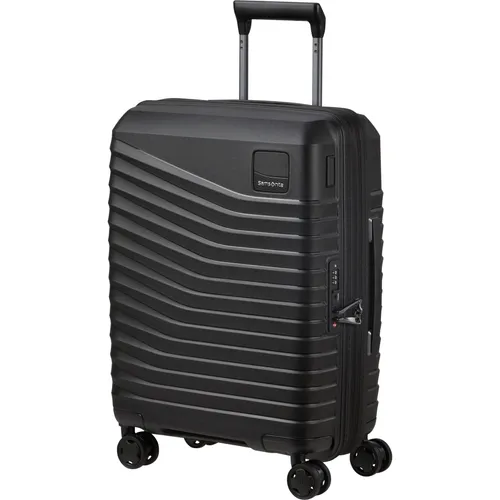 SAMSONITE INTUO SPINNER 55/20 EXP, black Trolley, 55cm - REISEKOFFER & TASCHEN: Leichter und robuster Trolley mit 39L Volumen, ideal für Kurzreisen und Handgepäck.