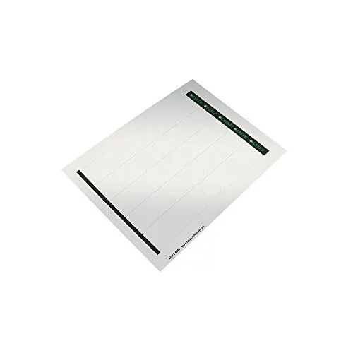 LEITZ 125 Ordneretiketten grau für 5,0 cm Rückenbreite - Zubehör Ordner mit selbstklebenden, PC-beschriftbaren Etiketten für einfache und klare Beschriftung Ihrer Ordner. Ideal für eine perfekte Organisation im Büro oder Archiv.