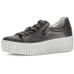 Gabor Plateausneaker - Sportlicher Freizeitschuh mit Best Fitting-Ausstattung - Sneaker mit Gabor BEST FITTING für optimalen Komfort, in modischer metallic Optik und ideal für den Alltag.