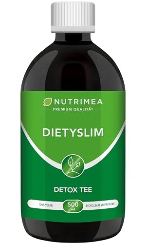 DETOX-Kur DietySlim 100% Vegan - Körper entgiften & abnehmen - Appetithemmer: Die 6-wöchige DietySlim Detox-Kur fördert die Entgiftung, entschlackt und hilft beim Abnehmen mit 11 natürlichen Inhaltsstoffen wie Guarana und grünem Tee.