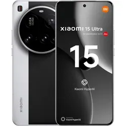 Xiaomi 15 Ultra 5G 16GB/1TB Silber (Silver Chrome) Dual-SIM - Handy ohne Vertrag mit 200 MP Leica Kamera, 4K-Videoaufnahmen und 5410 mAh Akku für professionelle Fotografie und beeindruckende Leistung.