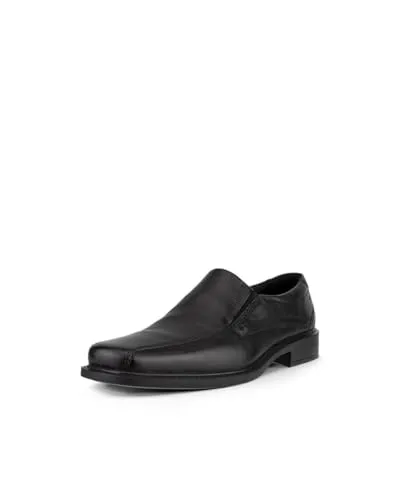 Ecco Herren Slipper New Jersey 051504 - Schwarz, Größe 46 - Elegante Herren Slipper von Ecco, leicht und flexibel mit rutschfester Polyurethan-Sohle. Ideal für den komfortablen Alltag und perfekt für normale Füße.