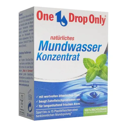 One Drop Only natürl.Mundwasser Konzentrat Inhalt: 25 ml